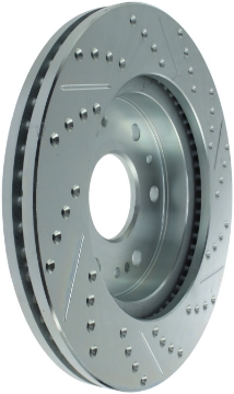 Picture of StopTech Select Sport 07-11 GM Silverado 1500 Slotted and Drilled Right Front Rotor
