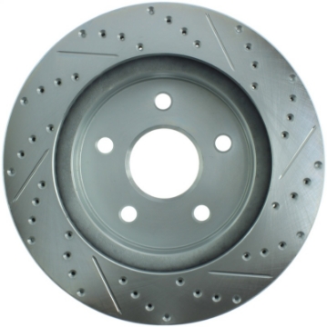 Picture of StopTech Select Sport 04-09 Dodge Durango - 02-05 Ram 1500 Slotted and Drilled Right Front Rotor