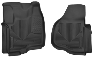 Picture of Husky Liners 12-13 F-250-F-350-F-450 Super Duty X-Act Contour Black Front Floor Liners