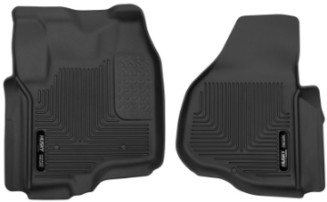 Picture of Husky Liners 12-13 F-250-F-350-F-450 Super Duty X-Act Contour Black Front Floor Liners
