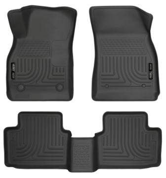 Picture of Husky Liners 13 Chevy Malibu WeatherBeater Black Front & 2nd Seat Floor Liners
