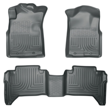 Picture of Husky Liners 05-13 Toyota Tacoma WeatherBeater Combo Grey Floor Liners