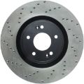 Picture of StopTech Power Slot 10-13 Hyundai Genesis Coupe Track & R-Spec Front Right Drilled Rotor