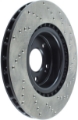 Picture of StopTech Power Slot 10-13 Hyundai Genesis Coupe Track & R-Spec Front Right Drilled Rotor