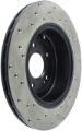 Picture of StopTech Power Slot 10-13 Hyundai Genesis Coupe Track & R-Spec Rear Left Drilled Rotor
