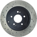 Picture of StopTech Power Slot 10-13 Hyundai Genesis Coupe Track & R-Spec Rear Right Drilled Rotor