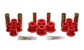 Picture of Energy Suspension 8-81-96 Ford F100-F150 2WD Red Rear Leaf Spring Bushing Set