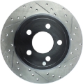 Picture of StopTech 05-13 Chrysler300-300C - 09-12 Dodge Challenger Rear Left Drilled & Slotted Rotor