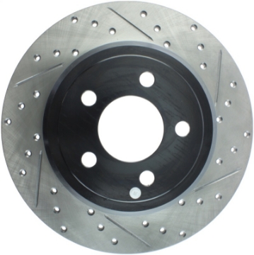 Picture of StopTech 05-13 Chrysler300-300C - 09-12 Dodge Challenger Rear Left Drilled & Slotted Rotor