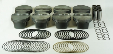 Picture of Mahle MS Piston Set GM LS 403ci 4-005in Bore 4in Stroke 6-125in Rod -927 Pin -4cc 11-5 CR Set of 8