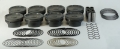 Picture of Mahle MS Piston Set GM LS 415ci 4-065in Bore 4in Stroke 6-125in Rod -927 Pin -25cc 9-1 CR Set of 8