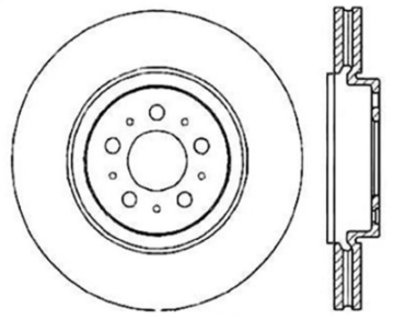 Picture of StopTech Slotted & Drilled Sport Brake Rotor