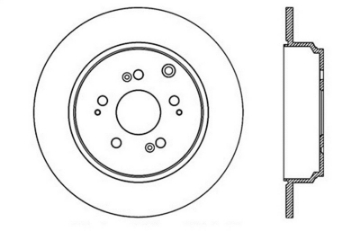 Picture of StopTech Slotted & Drilled Sport Brake Rotor