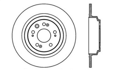 Picture of StopTech Slotted & Drilled Sport Brake Rotor