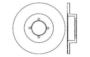 Picture of StopTech Slotted & Drilled Sport Brake Rotor