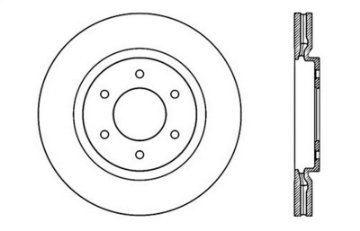 Picture of StopTech Slotted & Drilled Sport Brake Rotor