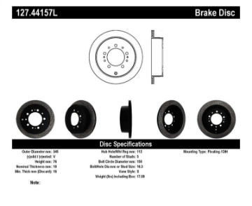 Picture of StopTech Slotted & Drilled Sport Brake Rotor