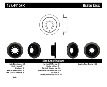 Picture of StopTech Slotted & Drilled Sport Brake Rotor