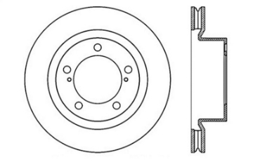 Picture of StopTech Slotted & Drilled Sport Brake Rotor