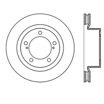 Picture of StopTech Slotted & Drilled Sport Brake Rotor