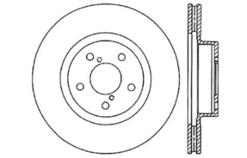 Picture of StopTech Slotted & Drilled Sport Brake Rotor