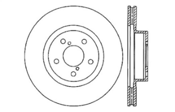 Picture of StopTech Slotted & Drilled Sport Brake Rotor