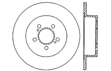 Picture of StopTech Slotted & Drilled Sport Brake Rotor