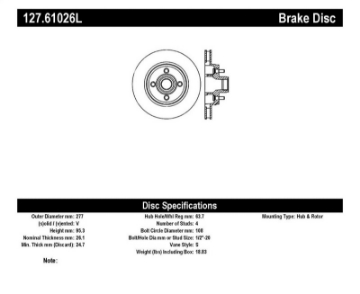 Picture of StopTech Slotted & Drilled Sport Brake Rotor
