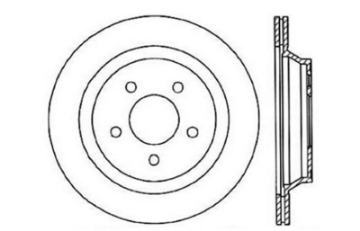 Picture of StopTech Slotted & Drilled Sport Brake Rotor