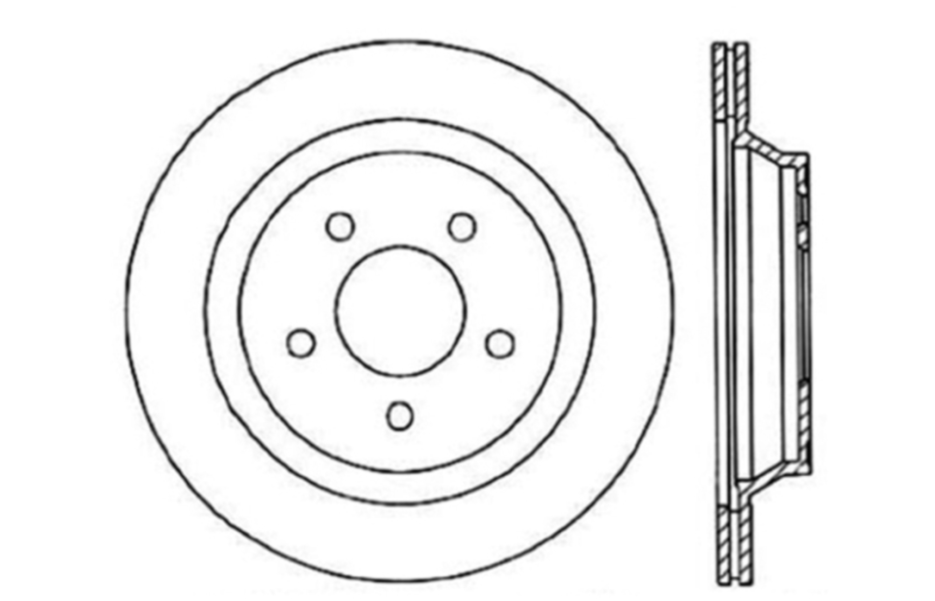 Picture of StopTech Slotted & Drilled Sport Brake Rotor