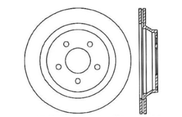 Picture of StopTech Slotted & Drilled Sport Brake Rotor