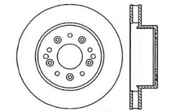Picture of StopTech Slotted & Drilled Sport Brake Rotor
