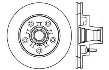 Picture of StopTech Slotted & Drilled Sport Brake Rotor