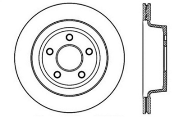 Picture of StopTech Slotted & Drilled Sport Brake Rotor