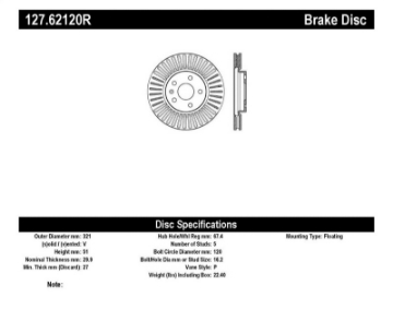 Picture of StopTech Slotted & Drilled Sport Brake Rotor