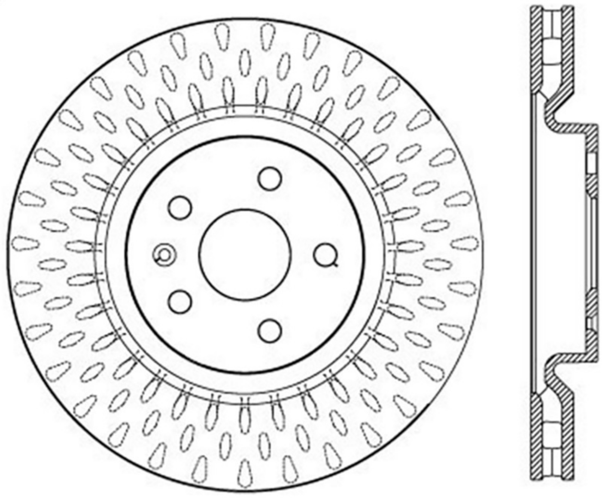 Picture of StopTech Slotted & Drilled Sport Brake Rotor