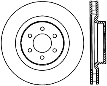 Picture of StopTech Slotted & Drilled Sport Brake Rotor