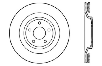 Picture of StopTech Slotted & Drilled Sport Brake Rotor