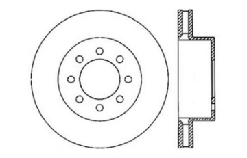 Picture of StopTech Slotted & Drilled Sport Brake Rotor