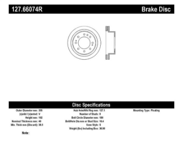 Picture of StopTech Slotted & Drilled Sport Brake Rotor