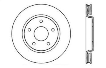 Picture of StopTech Slotted & Drilled Sport Brake Rotor