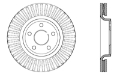 Picture of StopTech Drilled Sport Brake Rotor 11-17 Jeep Grand Cherokee Excluding SRT8