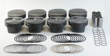 Picture of Mahle MS Piston Set GM LS 366ci 4-010in Bore 3-622stk 6-125in Rod 0-927 Pin 2cc 10-5 CR Set of 8