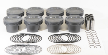 Picture of Mahle MS Piston Set SBF 392ci 4-030in Bore 3-85in Stroke 5-956in Rod -912 Pin -26cc 9-1 CR Set of 8
