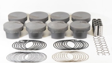 Picture of Mahle MS Piston Set SBF 392ci 4-030in Bore 3-85in Stroke 6-0in Rod -927 Pin -3cc 11-6 CR Set of 8