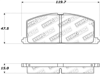 Picture of StopTech Performance Brake Pads