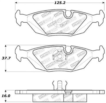 Picture of StopTech Performance Rear Brake Pads