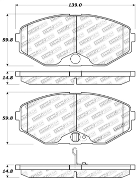 Picture of StopTech Performance Brake Pads