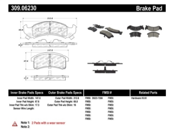 Picture of StopTech Performance Brake Pads