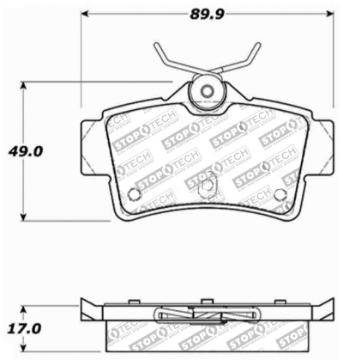 Picture of StopTech Performance Brake Pads